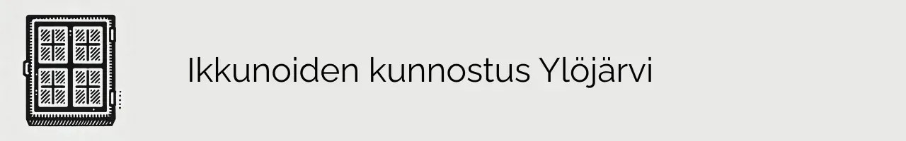 Ikkunoiden kunnostus Ylöjärvi